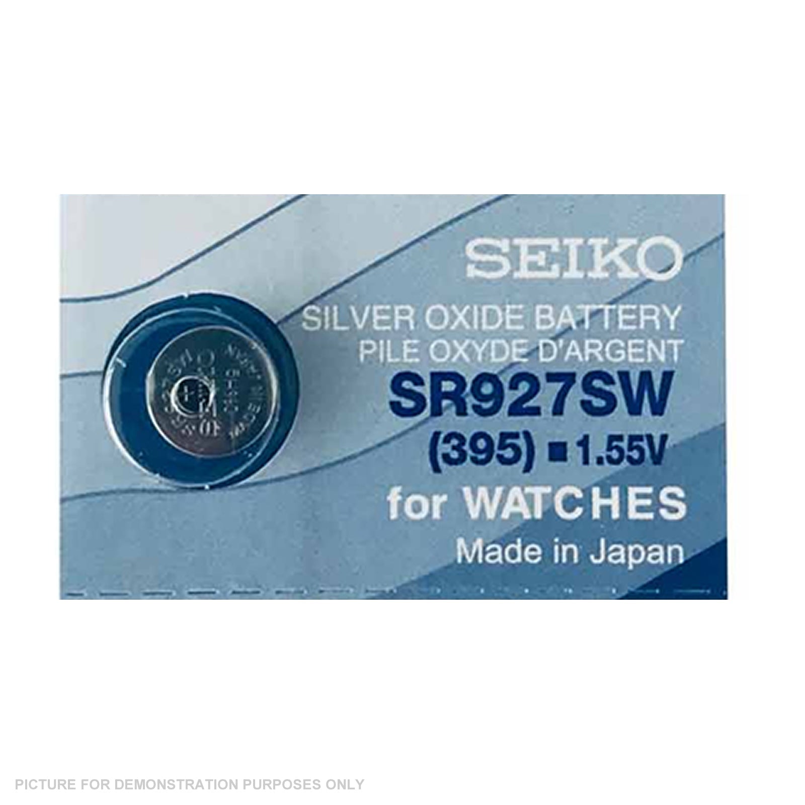 SEIKO SR927SW (395) Silver Oxide Watch Battery 1.55v (1 ONLY)